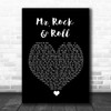 Amy Macdonald Mr. Rock & Roll Black Heart Song Lyric Wall Art Print