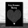 Lil' Kim Big Momma Thang Black Heart Song Lyric Wall Art Print