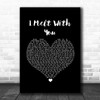 Modern English I Melt With You Black Heart Song Lyric Wall Art Print