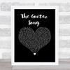 Texas The Guitar Song Black Heart Song Lyric Wall Art Print