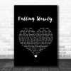 Glen Hansard, Marketa Irglova Falling Slowly Black Heart Song Lyric Wall Art Print