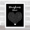 Mark Knopfler & Willy DeVille Storybook Love Black Heart Song Lyric Wall Art Print
