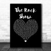Blink-182 The Rock Show Black Heart Song Lyric Wall Art Print