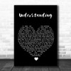 Bob Seger Understanding Black Heart Song Lyric Wall Art Print