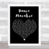 Ghost Dance Macabre Black Heart Song Lyric Wall Art Print