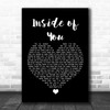 Russell Brand Inside of You Black Heart Song Lyric Wall Art Print