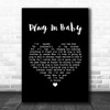 Muse Plug In Baby Black Heart Song Lyric Wall Art Print