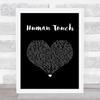 Bruce Springsteen Human Touch Black Heart Song Lyric Wall Art Print