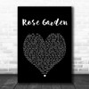 Lynn Anderson Rose Garden Black Heart Song Lyric Wall Art Print