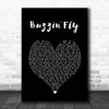 Tim Buckley Buzzin' Fly Black Heart Song Lyric Wall Art Print