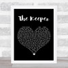 Blossoms The Keeper Black Heart Song Lyric Wall Art Print