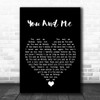 Penny And The Quarters You And Me Black Heart Song Lyric Wall Art Print