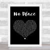 Backstreet Boys No Place Black Heart Song Lyric Wall Art Print