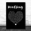 John Smith Headlong Black Heart Song Lyric Wall Art Print