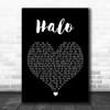 Liam Gallagher Halo Black Heart Song Lyric Wall Art Print