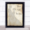 Mumford & Sons There Will Be Time Man Lady Dancing Song Lyric Wall Art Print