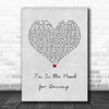 The Nolans I'm In the Mood for Dancing Grey Heart Song Lyric Wall Art Print