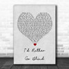 Etta James I'd Rather Go Blind Grey Heart Song Lyric Wall Art Print