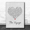 Christy Moore The Voyage Grey Heart Song Lyric Wall Art Print