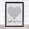 Ataris Eight Of Nine Grey Heart Song Lyric Music Wall Art Print