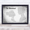 Jessica G The Notebook Man Lady Couple Grey Song Lyric Wall Art Print