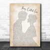 Above & Beyond Thing Called Love Man Lady Bride Groom Wedding Song Lyric Wall Art Print