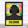 Twenty One Pilots Chlorine Multicolour Man Headphones Song Lyric Wall Art Print