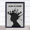 Asking Alexandria Alone In A Room Musical Instrument Mohawk Song Lyric Wall Art Print