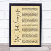 Beres Hammond & U Roy Ain't That Loving You Rustic Script Song Lyric Wall Art Print