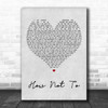 Dan + Shay How Not To Grey Heart Song Lyric Music Wall Art Print