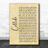 Howie Day Collide Rustic Script Song Lyric Wall Art Print