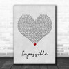 Daniel Merriweather Impossible Grey Heart Song Lyric Music Wall Art Print