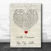 The Alarm Walk Forever By My Side Script Heart Song Lyric Wall Art Print