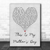 Dorothy Squires This Is My Mother's Day Grey Heart Song Lyric Music Wall Art Print