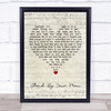 Tammy Wynette Stand By Your Man Script Heart Song Lyric Wall Art Print