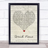 Nicki Minaj Grand Piano Script Heart Song Lyric Wall Art Print