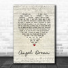 Tom Petty and the Heartbreakers Angel Dream Script Heart Song Lyric Wall Art Print