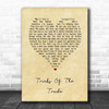 Paolo Nutini Tricks Of The Trade Vintage Heart Song Lyric Wall Art Print