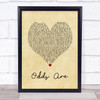 Barenaked Ladies Odds Are Vintage Heart Song Lyric Wall Art Print