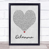 Nelly & Kelly Rowland Dilemma Grey Heart Song Lyric Music Wall Art Print Nelly & Kelly Rowland Dilemma Grey Heart Song Lyric Music Wall Art Print