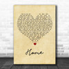 Will Young Home Vintage Heart Song Lyric Wall Art Print