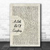 Dawes A Little Bit Of Everything Vintage Script Song Lyric Wall Art Print