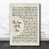 Tracy Byrd The Keeper Of The Stars Vintage Script Song Lyric Wall Art Print