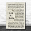 Savage Garden To The Moon And Back Vintage Script Song Lyric Wall Art Print