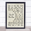 Sophie Tucker Some Of These Days Vintage Script Song Lyric Wall Art Print