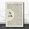 Keala Settle This Is Me Vintage Script Song Lyric Wall Art Print