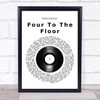 Starsailor Four To The Floor Vinyl Record Song Lyric Wall Art Print