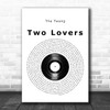 The Twang Two Lovers Vinyl Record Song Lyric Wall Art Print