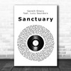 Gareth Emery feat. Lucy Saunders Sanctuary Vinyl Record Song Lyric Wall Art Print