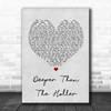 Randy Travis Deeper Than The Holler Grey Heart Song Lyric Music Wall Art Print